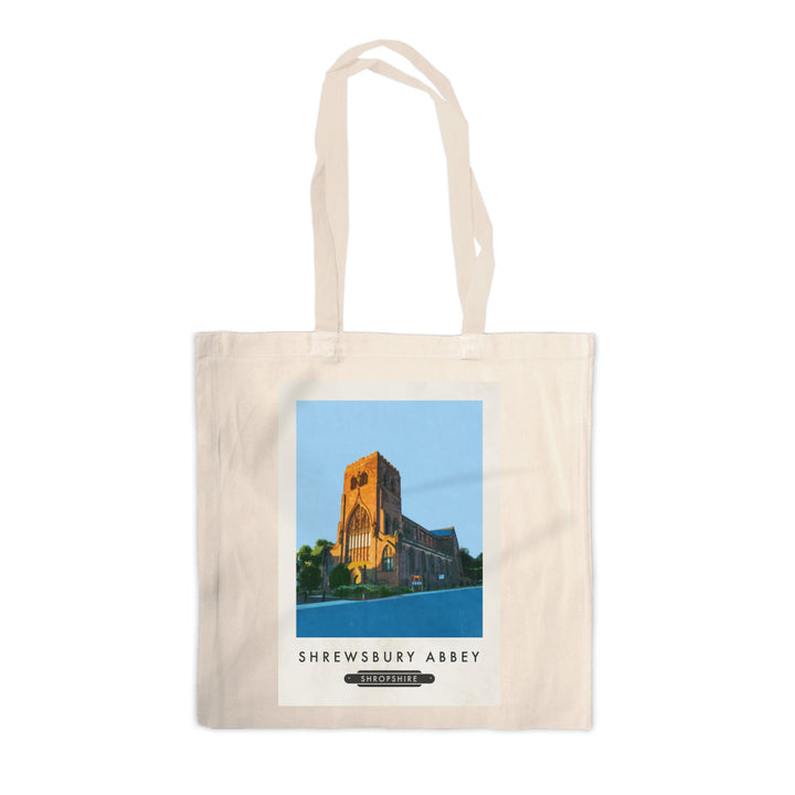 Shrewsbury Abbey, Shropshire Canvas Tote Bag