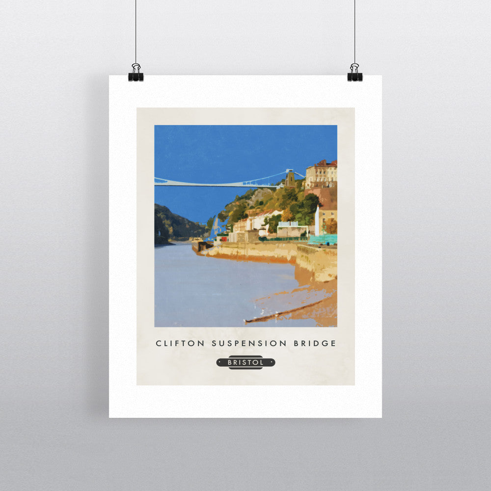 The Clifton Suspension Bridge, Bristol 90x120cm Fine Art Print