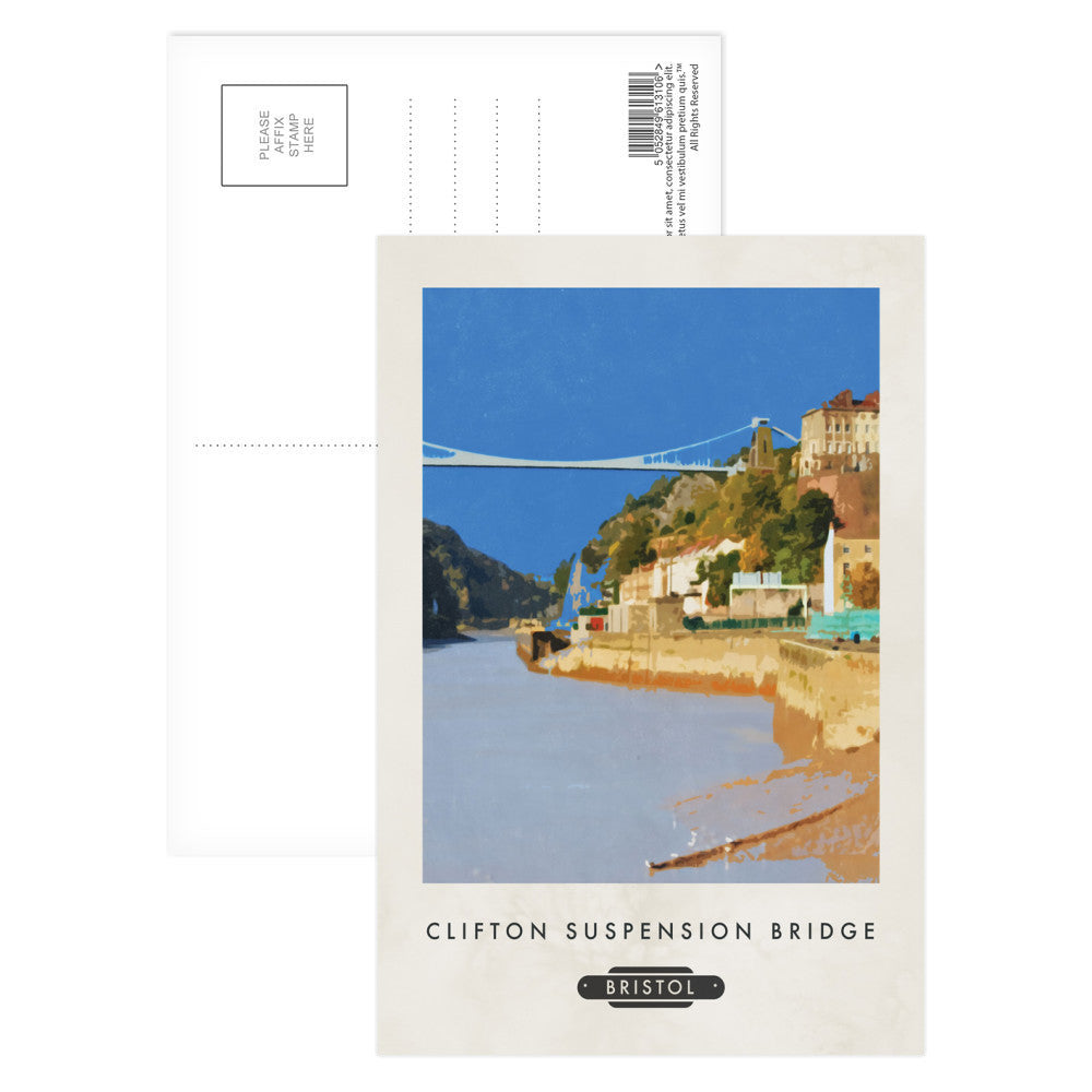 The Clifton Suspension Bridge, Bristol Postcard Pack