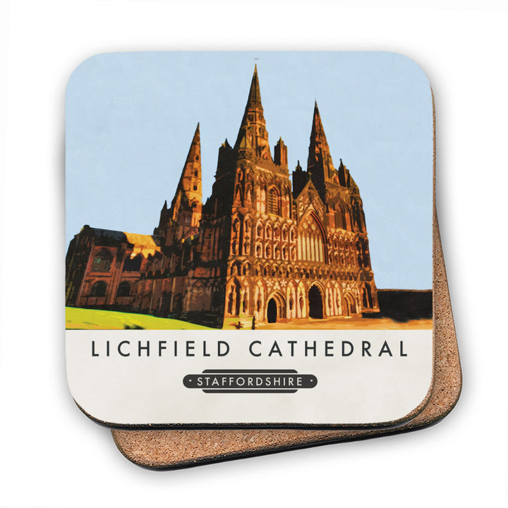 Lichfield Cathedral, Staffordshire MDF Coaster