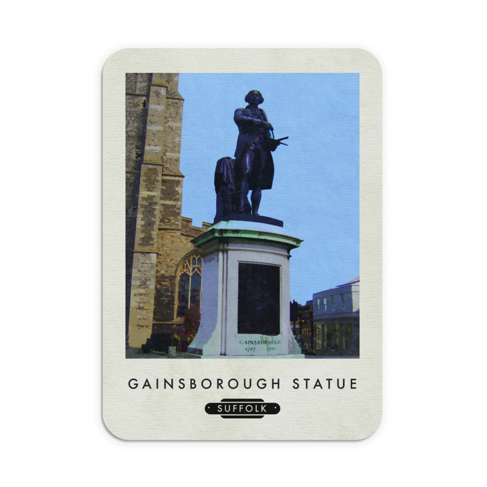 The Gainsborough Statue, Sudbury, Suffolk Mouse Mat