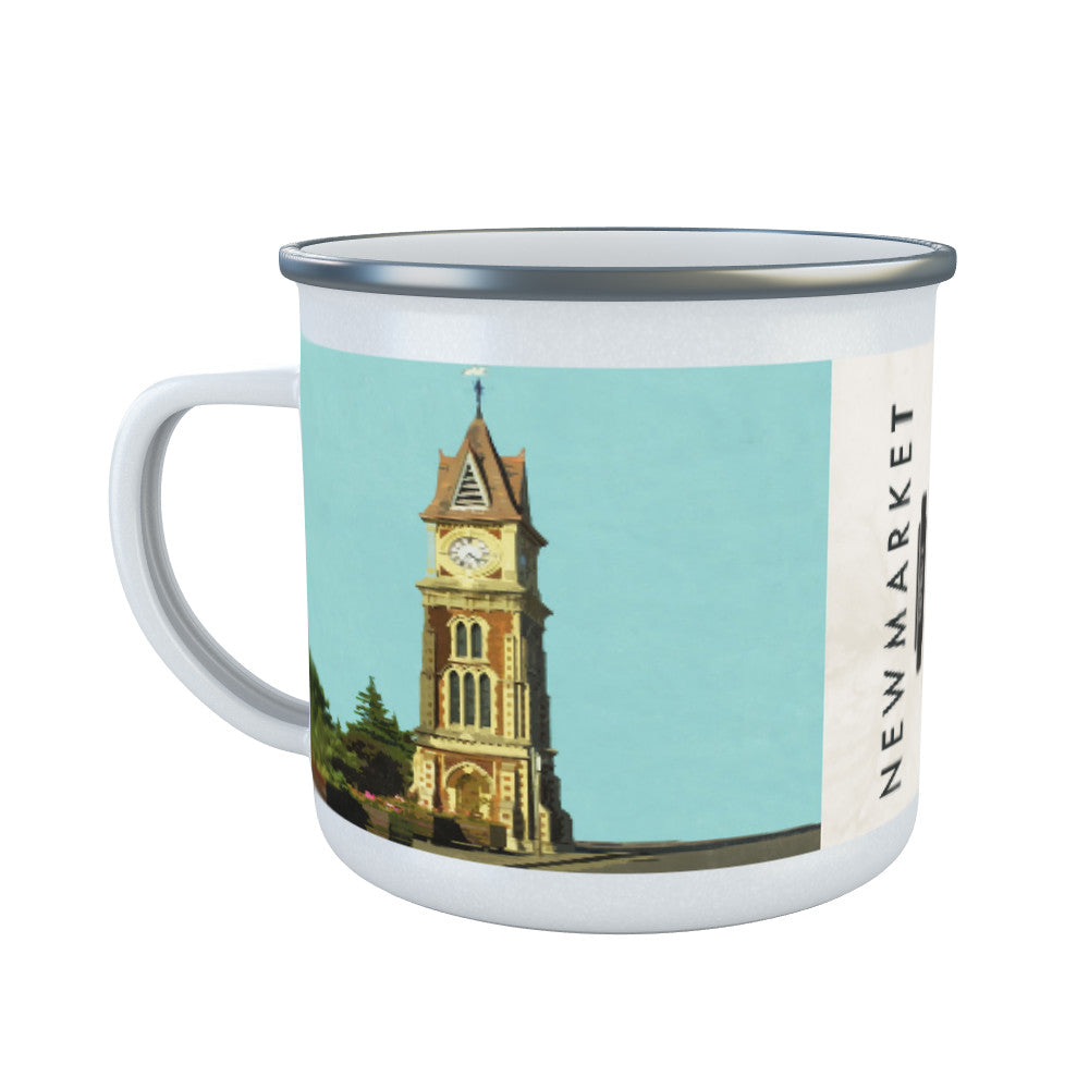 Newmarket, Suffolk Enamel Mug