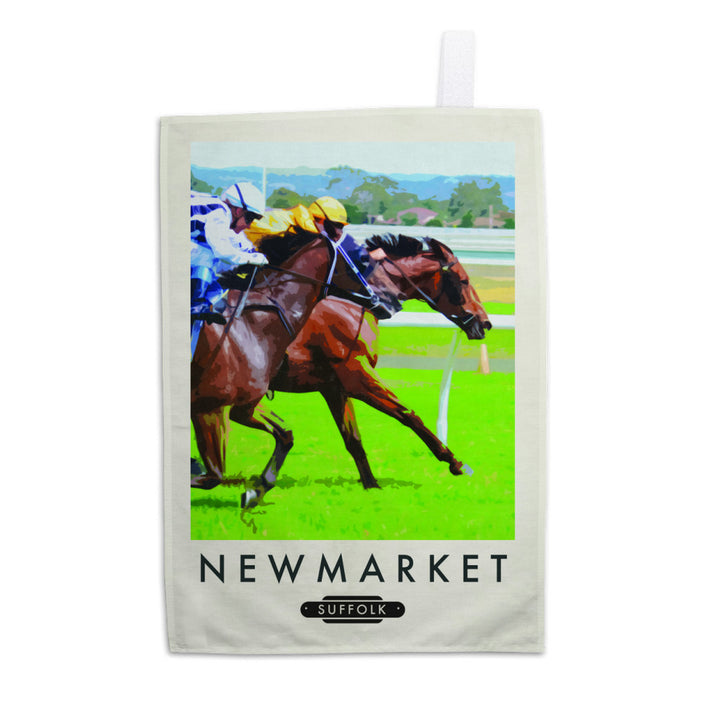 Newmarket, Suffolk Tea Towel