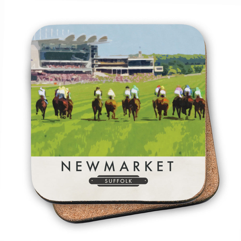 Newmarket, Suffolk MDF Coaster