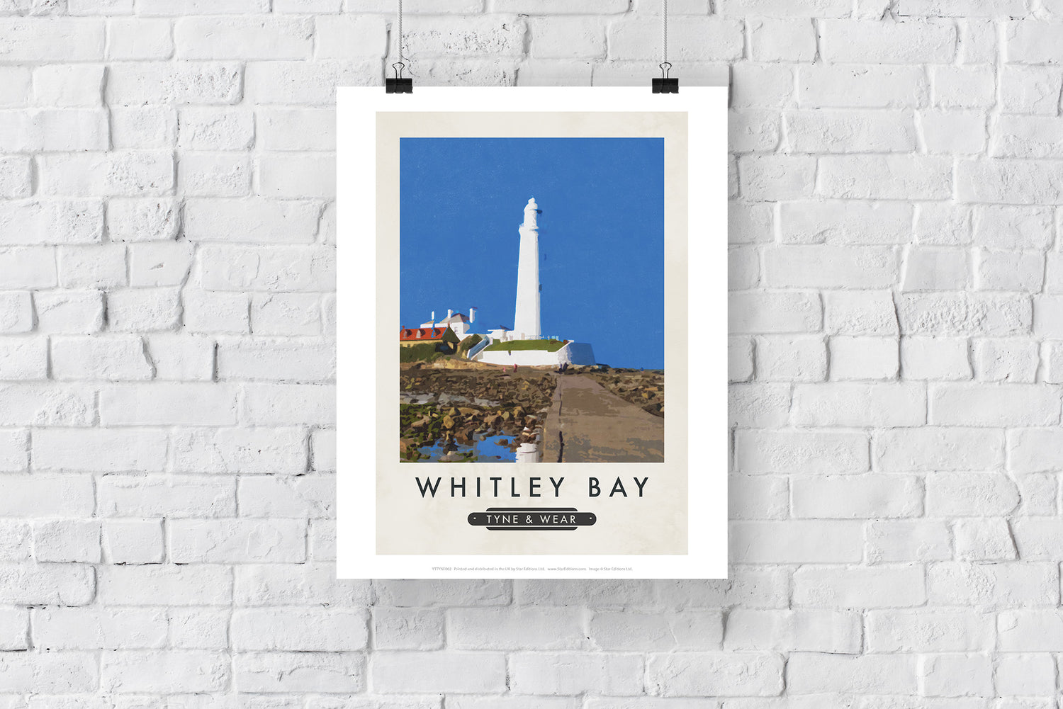 Whitley Bay, Tyne and Wear - Art Print