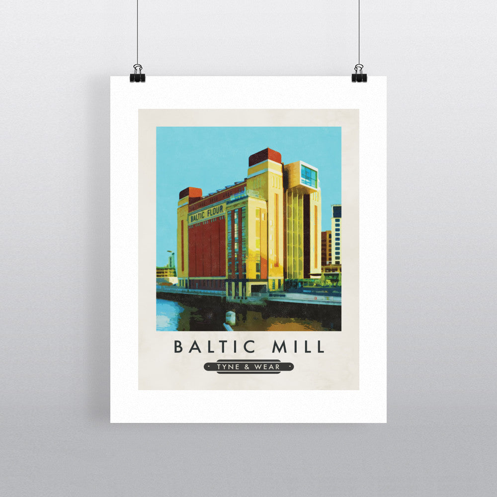 The Baltic Mill, Newcastle-Upon-Tyne - Art Print