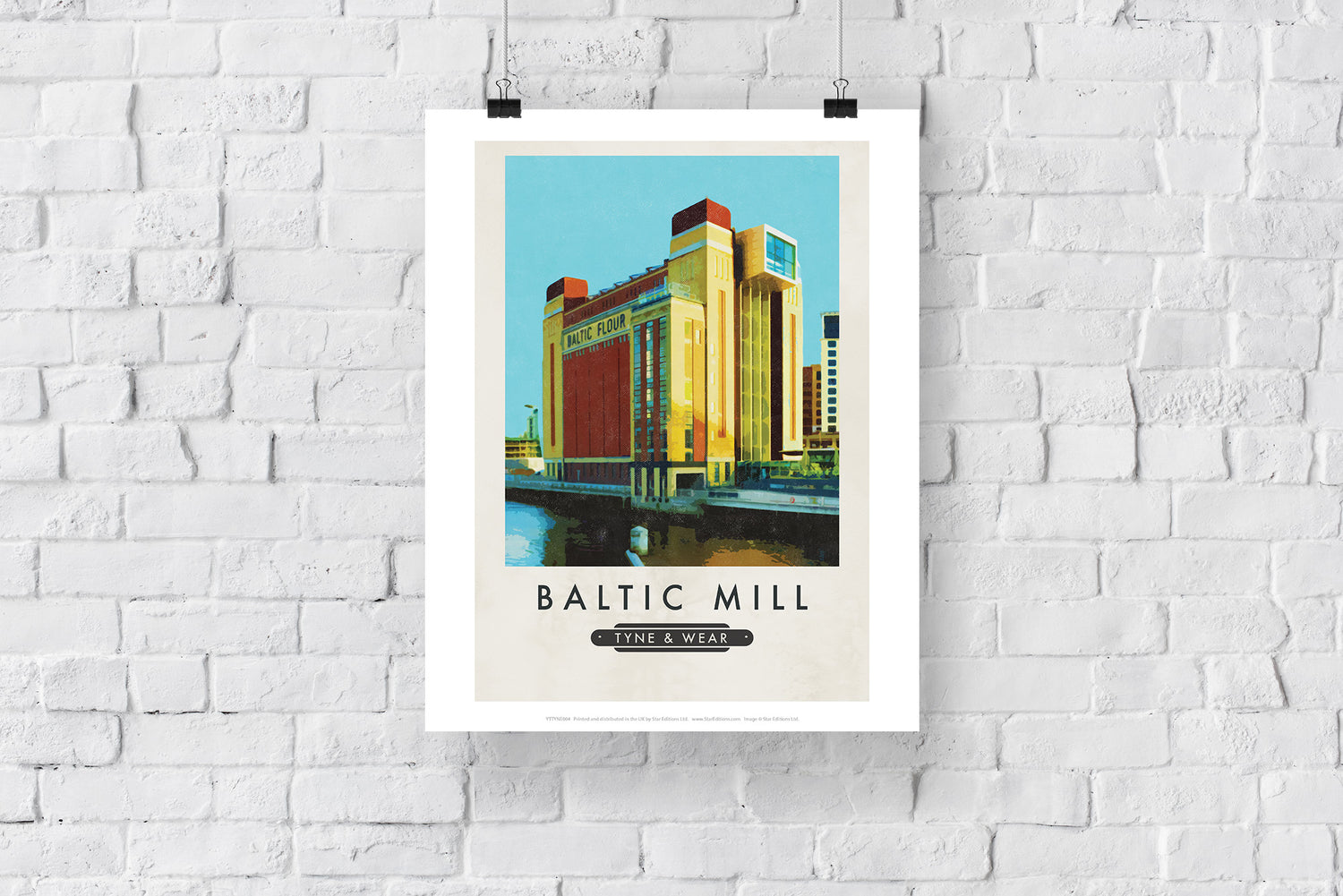 The Baltic Mill, Newcastle-Upon-Tyne - Art Print