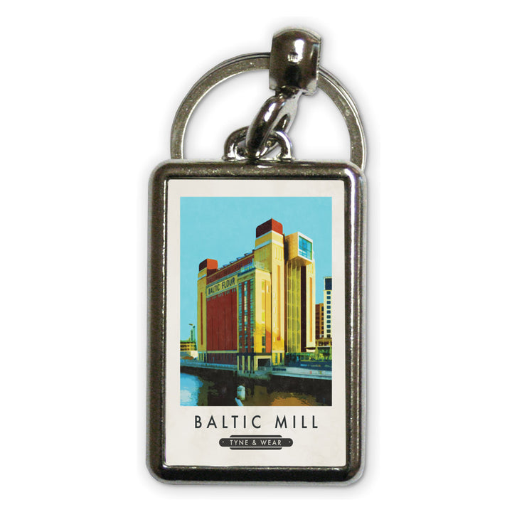 The Baltic Mill, Newcastle-Upon-Tyne Metal Keyring