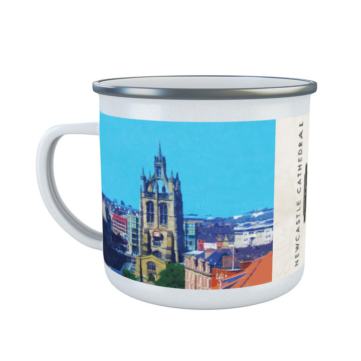 Newcastle Cathedral Enamel Mug