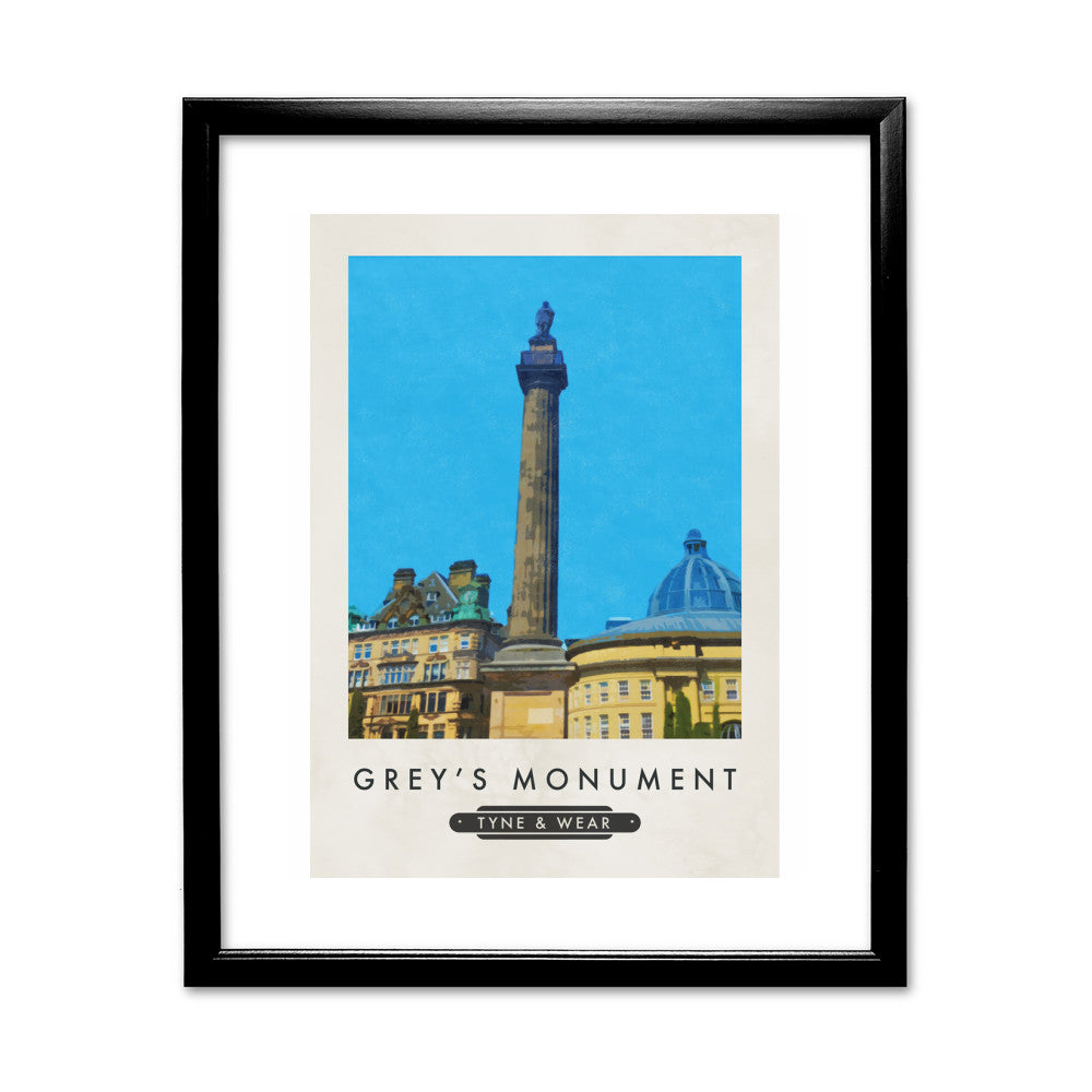 The Greys Monument, Newcastle-Upon-Tyne - Art Print