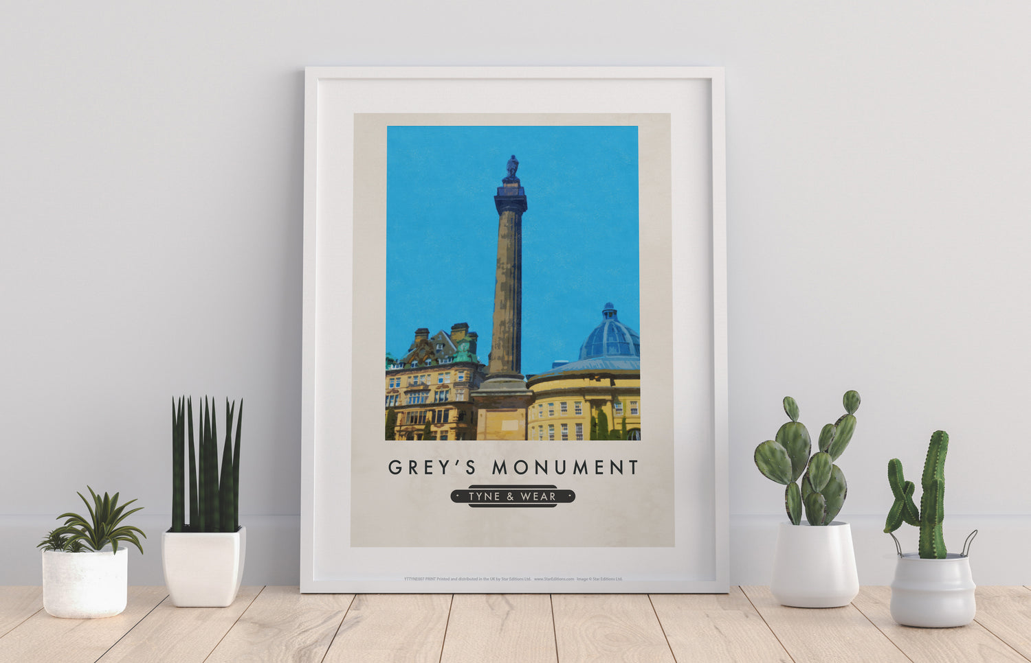 The Greys Monument, Newcastle-Upon-Tyne - Art Print