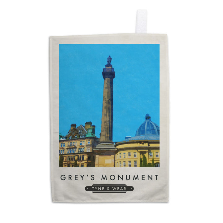 The Greys Monument, Newcastle-Upon-Tyne Tea Towel