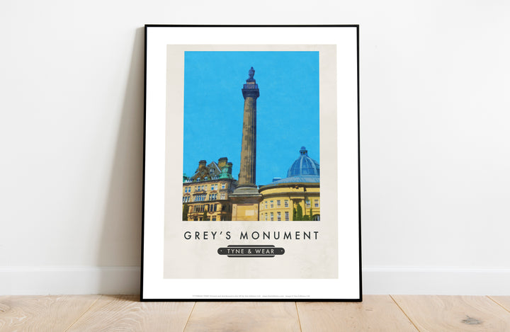 The Greys Monument, Newcastle-Upon-Tyne - Art Print