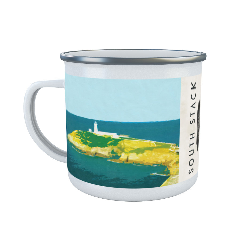 South Stack, Wales Enamel Mug