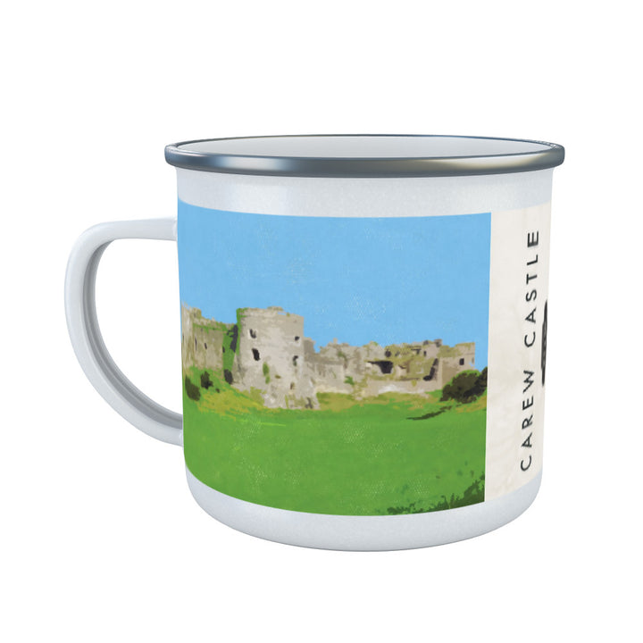 Carew Castle, Wales Enamel Mug