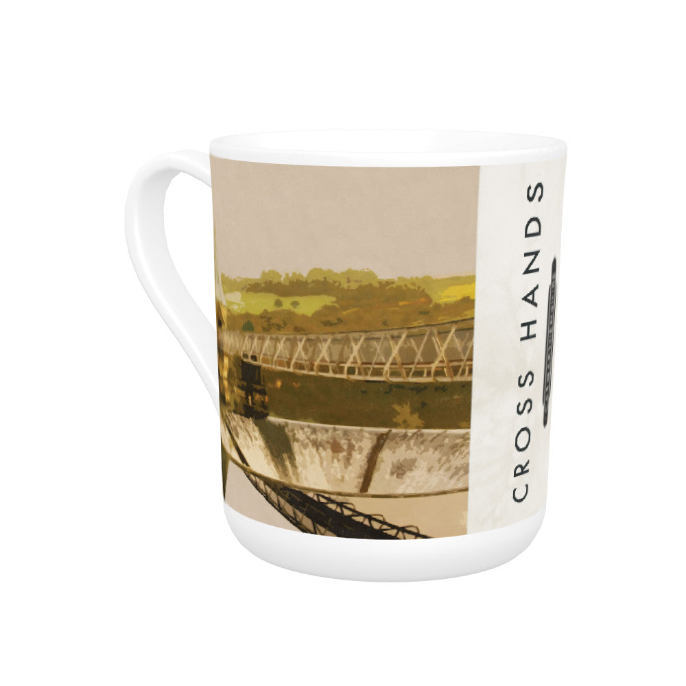 Cross Hands, Wales Bone China Mug