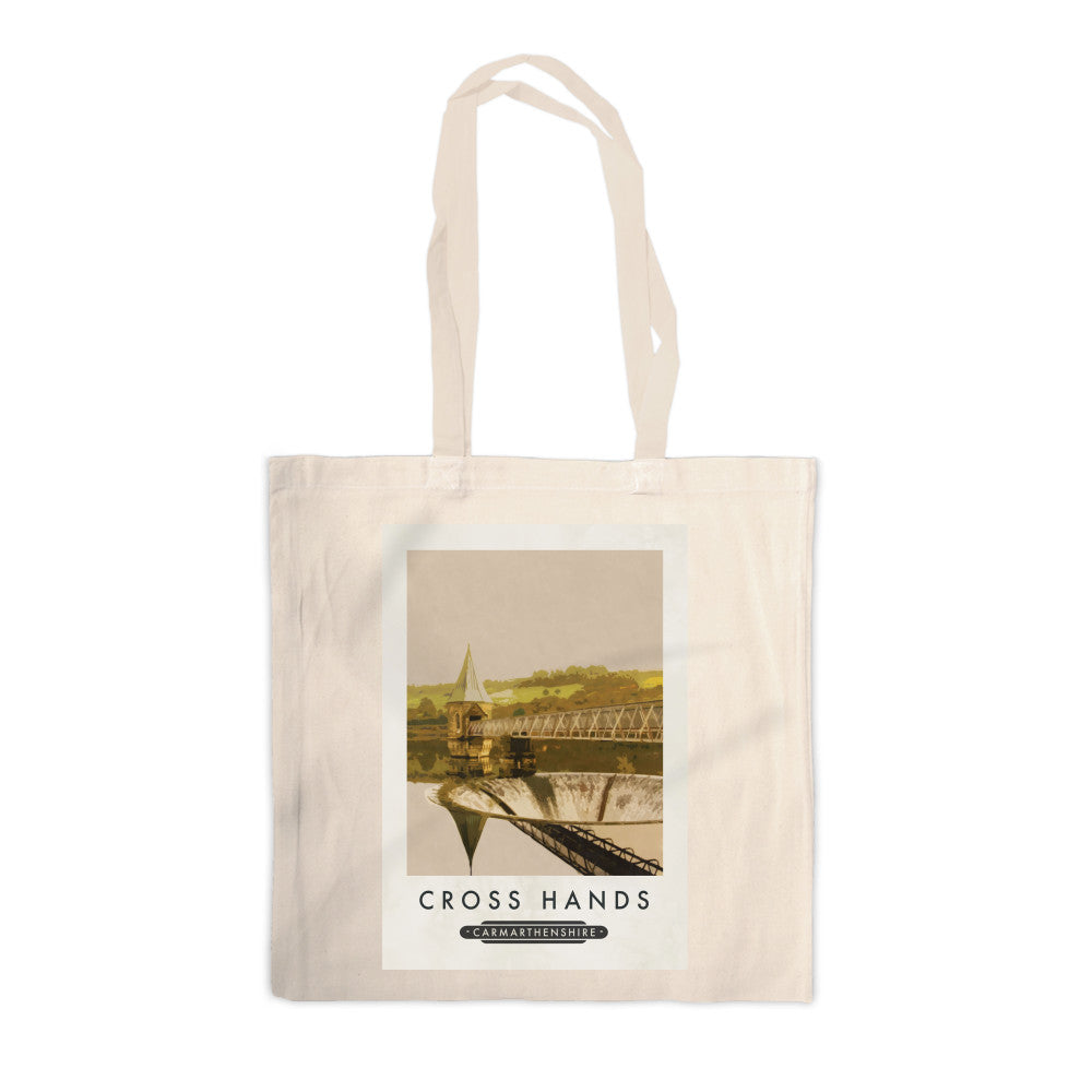 Cross Hands, Wales Canvas Tote Bag