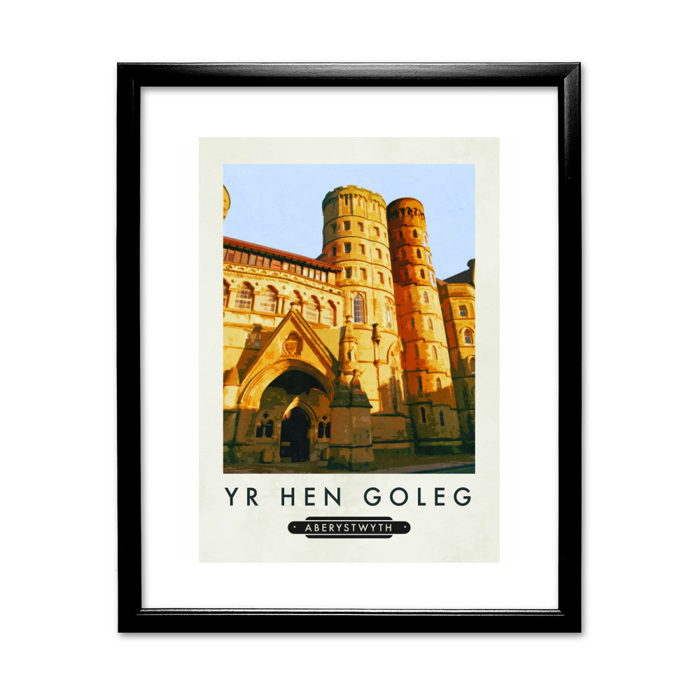 Aberystwyth, Wales 11x14 Framed Print (Black)