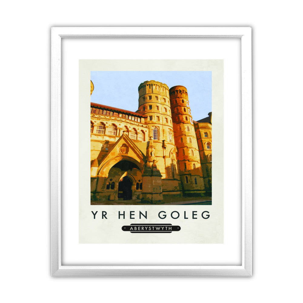 Aberystwyth, Wales 11x14 Framed Print (White)