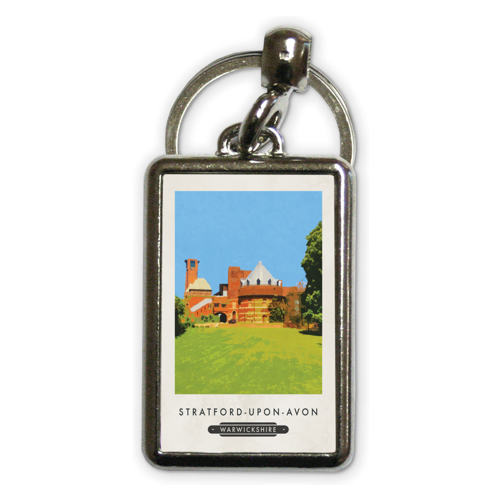 Stratford-Upon- Avon, Warwickshire Metal Keyring