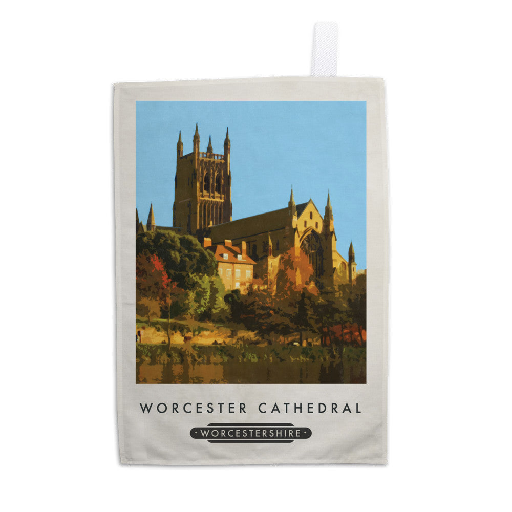 Worcester Cathedral, Worcester Tea Towel