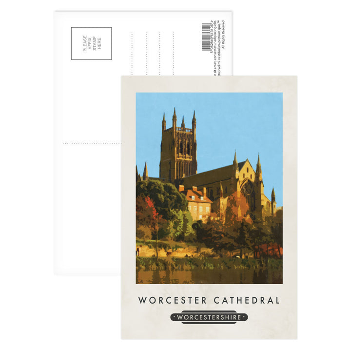 Worcester Cathedral, Worcester Postcard Pack