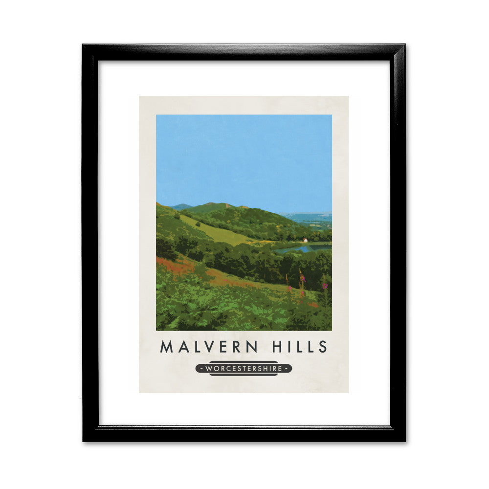 The Malvern Hills, Worcestershire - Art Print