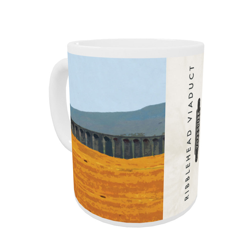 The Ribblehead Viaduct, Yorkshire Coloured Insert Mug