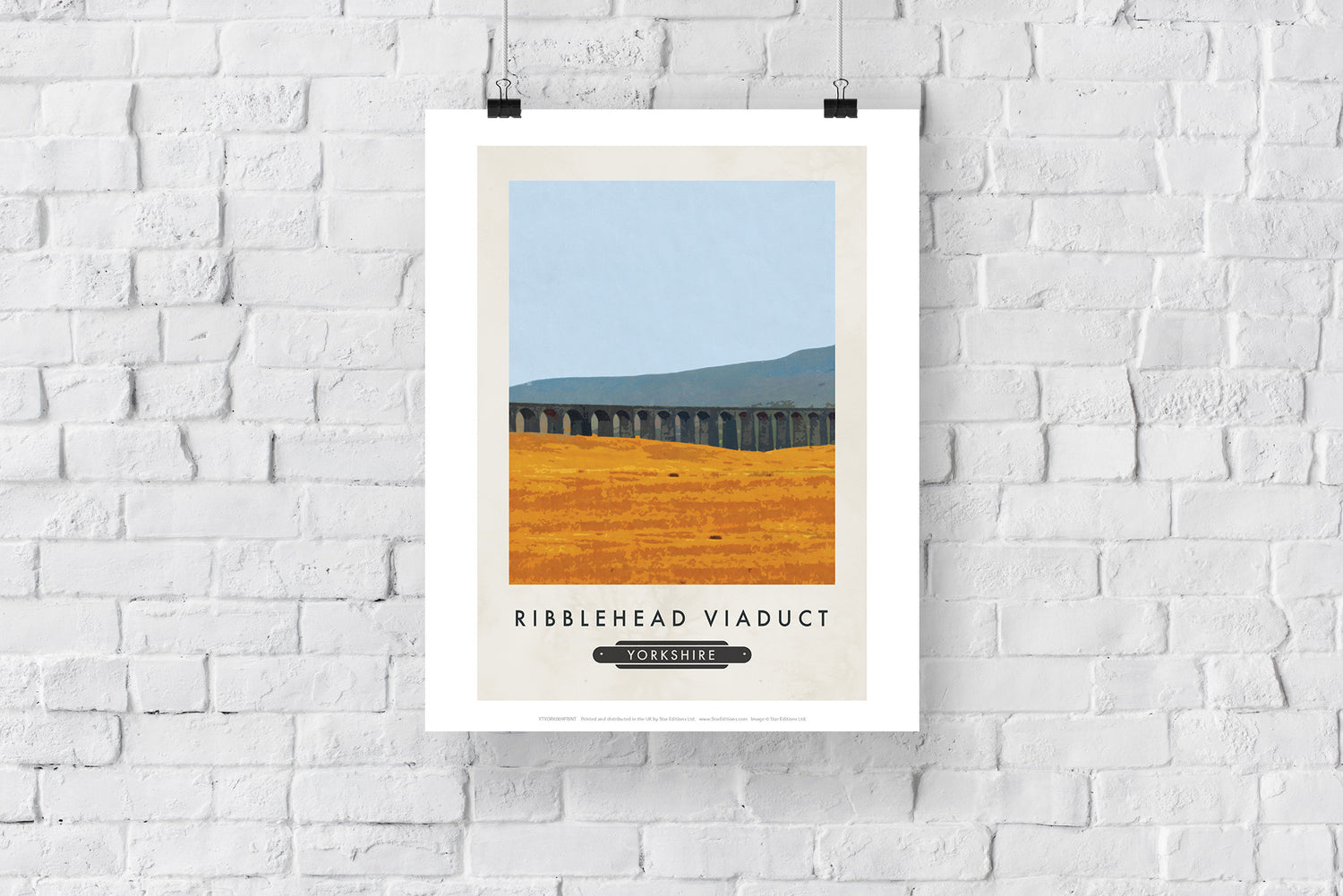 The Ribblehead Viaduct, Yorkshire - Art Print