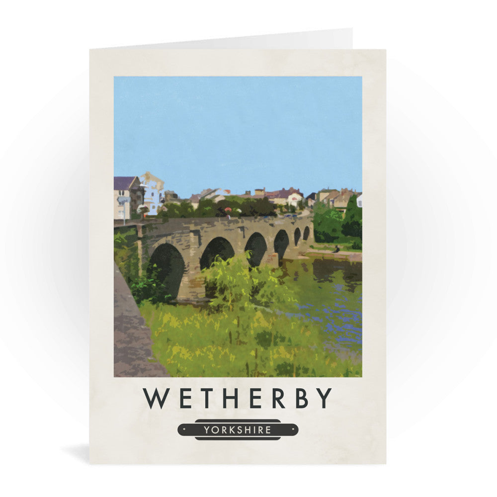 Wetherby, Yorkshire Greeting Card 7x5