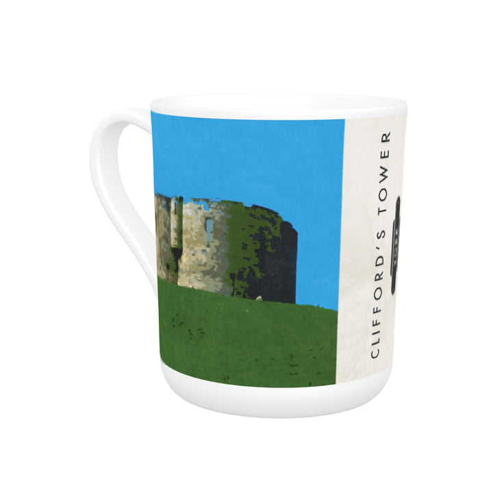 Cliffords Tower, Yorkshire Bone China Mug