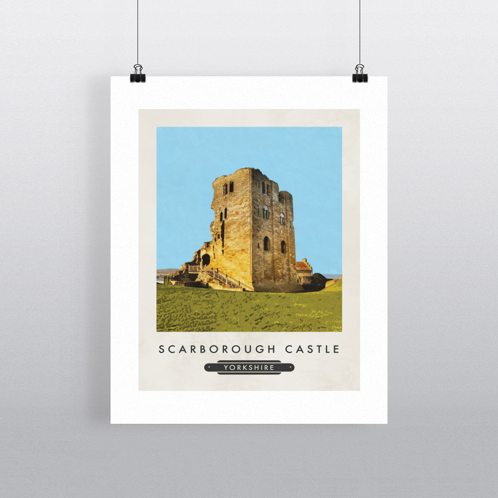 Scarborough Castle, Yorkshire - Art Print