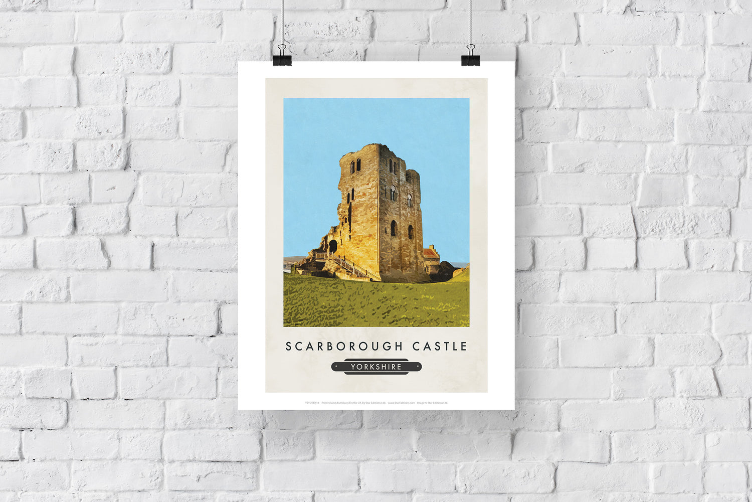 Scarborough Castle, Yorkshire - Art Print