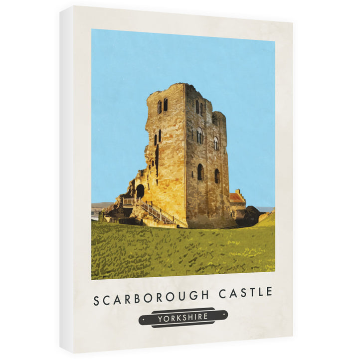Scarborough Castle, Yorkshire 60cm x 80cm Canvas
