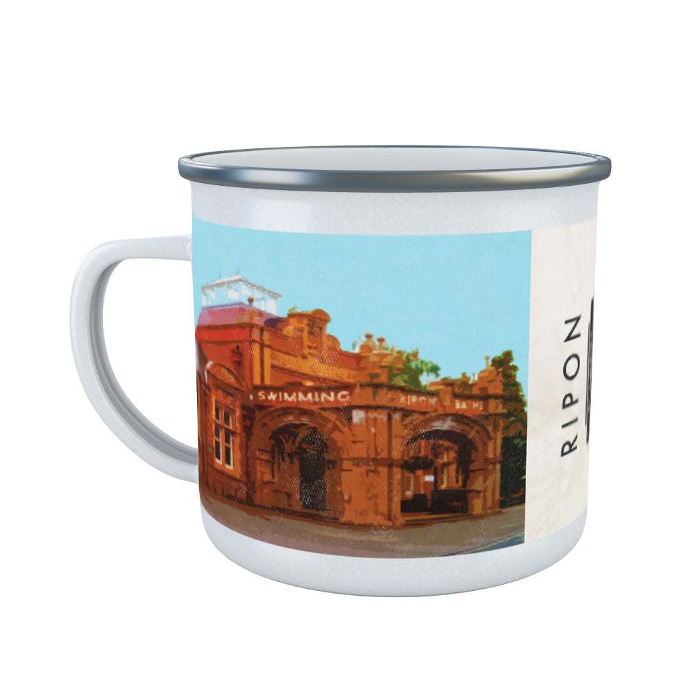 Ripon, Yorkshire Enamel Mug